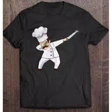 Ready Stock Chef uniform short sleeve male restaurant chef work uniform female breathable kitchen top half sleeve black - Black