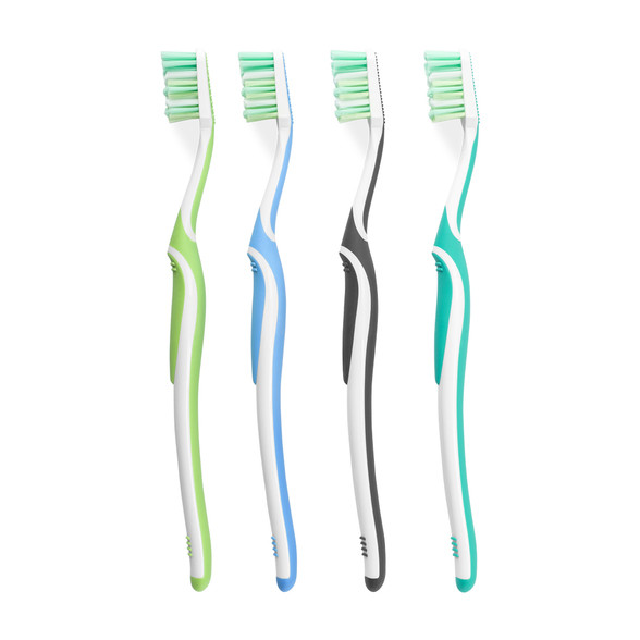 GLISTER Multi-Action Toothbrush (Soft Bristle) – 4 pcs