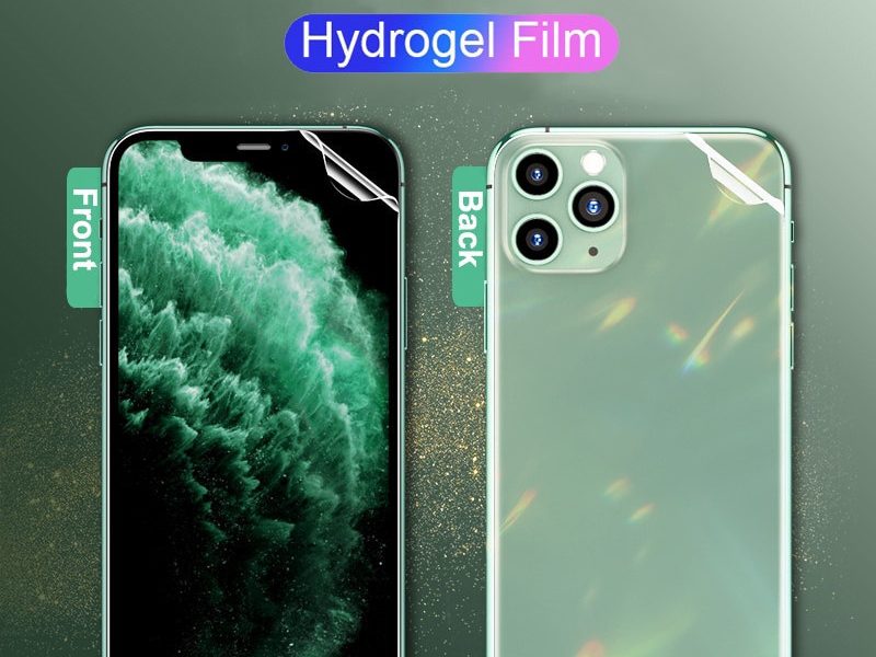 HYDROGEL FRONT SCREEN AND BACK COVER PROTECTOR FOR IPHON X IPHON XS MAX ANTI SHOCK SCREEN PROTECTOR WITH TOOL KITS