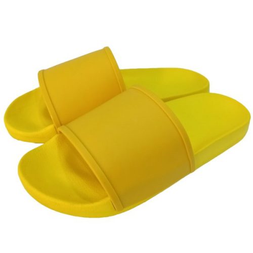Yellow Slipper Casual Outdoor Wear Unisex Rubber Slipper