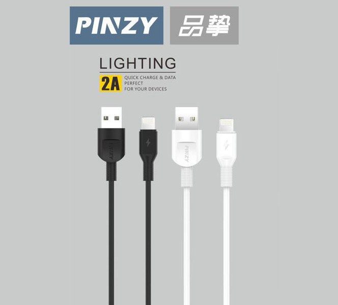 PINZY LIGHTNING MICRO USB DATA FAST CHARGING CABLE 2A CHARGER CABLE DATA TRANSFER IPHON IPAD SAMSUNG HUAWE OPPO VIVO