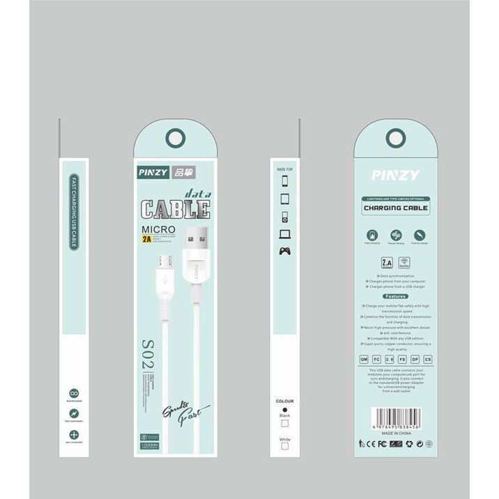 bbde0512afc607488d61c37d0da5cdf7.jpeg PINZY LIGHTNING MICRO USB DATA FAST CHARGING CABLE 2A CHARGER CABLE DATA TRANSFER IPHON IPAD SAMSUNG HUAWE OPPO VIVO