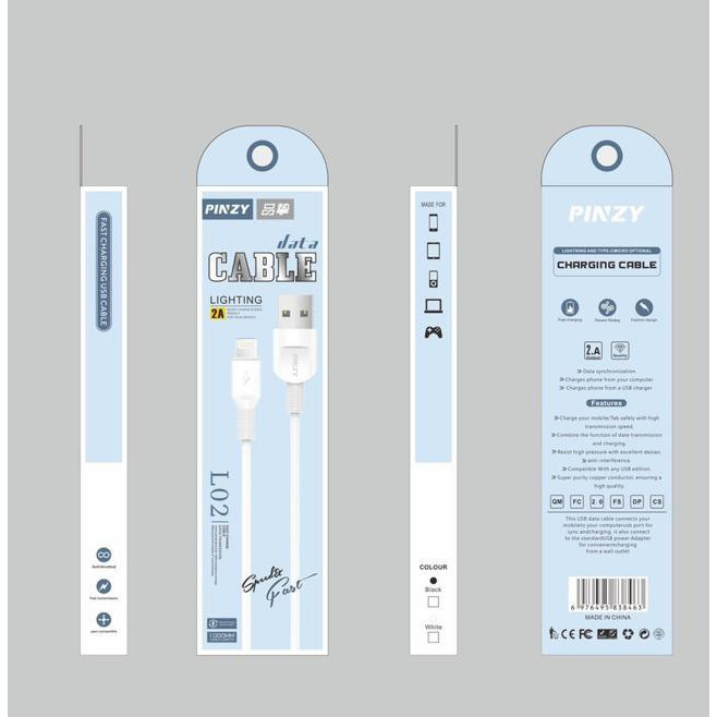c25aab915439352d15654c85f496a9c3.jpeg PINZY LIGHTNING MICRO USB DATA FAST CHARGING CABLE 2A CHARGER CABLE DATA TRANSFER IPHON IPAD SAMSUNG HUAWE OPPO VIVO