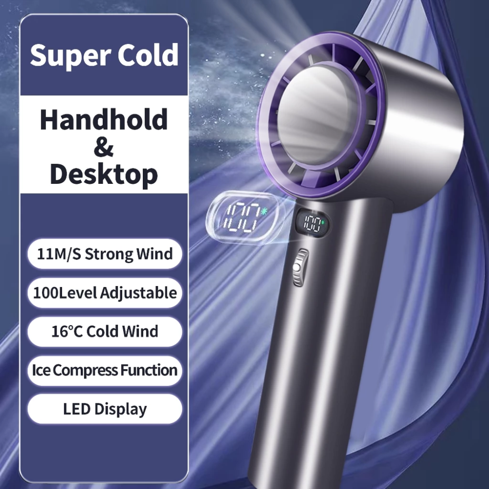 ACHIEVA High Speed Handheld Fan Cold || Easy to use