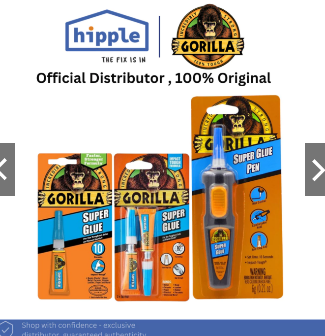 Gorilla Super Glue Tube