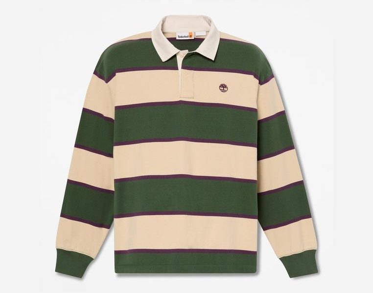 Men's Wide-Size Rugby Polo Shirt