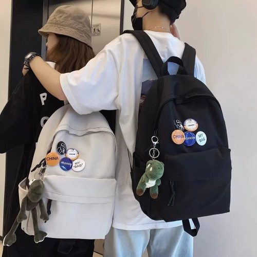 Backpack men's large -capacity travel backpack female leisure Japanese boys junior high school students high school coll