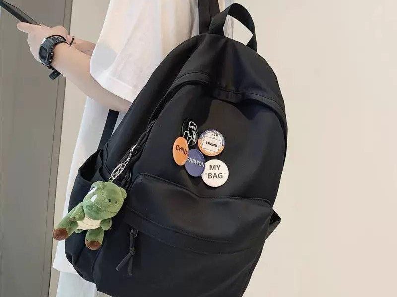 Backpack men's large -capacity travel backpack female leisure Japanese boys junior high school students high school coll